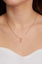 Heliophilia Silver Collar de Plata de Ley 925 en Oro Rosa